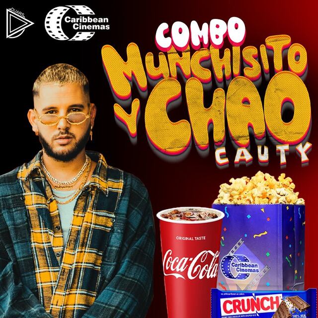 Cauty lleva su “Munchisito y Chao” con combo en Caribbean Cinemas