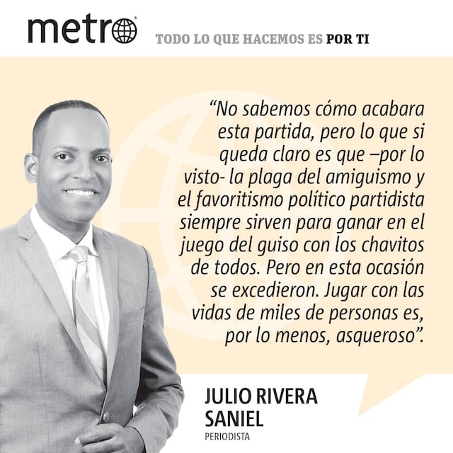 Opinión de Julio Rivera Saniel: Asqueroso