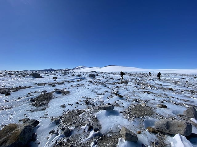 Científicos estadounidenses encuentran rocas espaciales en la Antártida