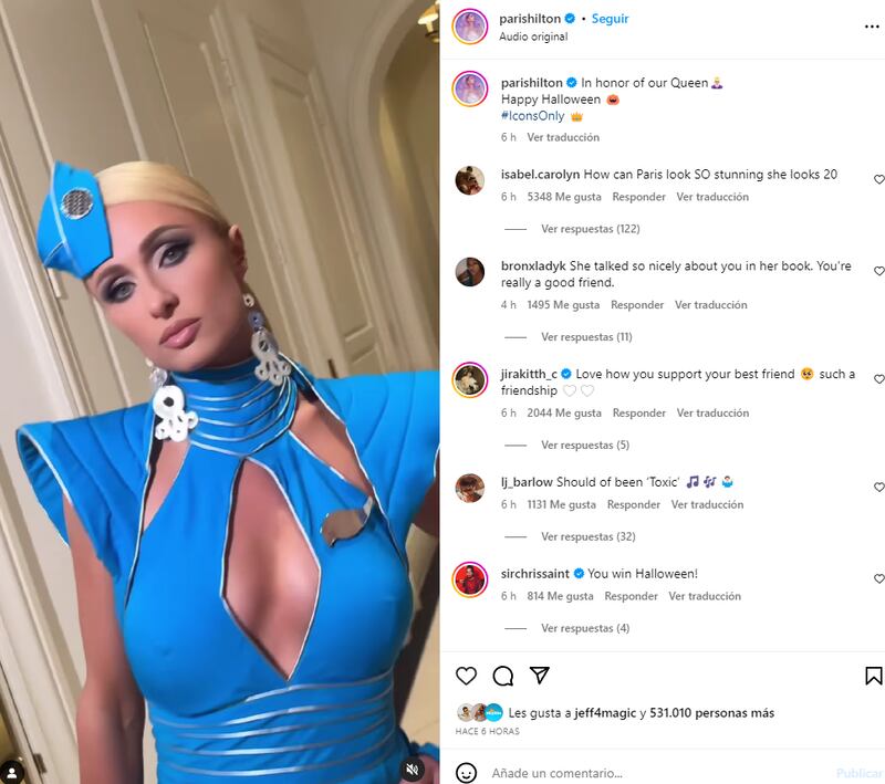 La empresaria recreó el look más icónico
