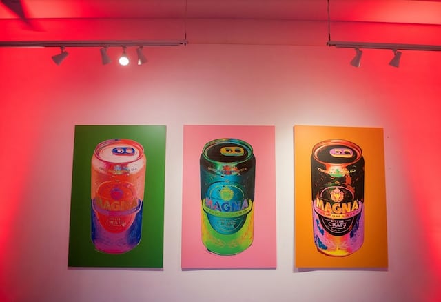 Transforma lata de cerveza Magna en arte pop