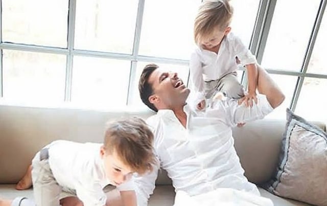 Ricky Martin sorprende con esta foto de uno de sus gemelos