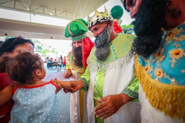 Reyes Magos visitan el municipio de Barranquitas