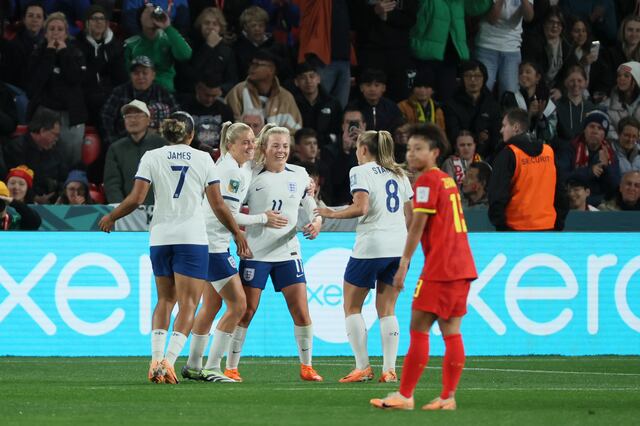 Inglaterra arrasa 6-1 a China y cierra una primera ronda perfecta en el Mundial