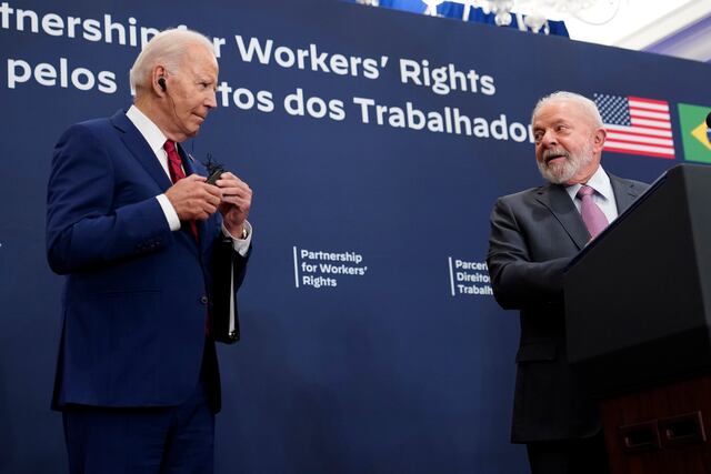 Biden anuncia alianza con presidente brasileño para apoyar la clase trabajadora