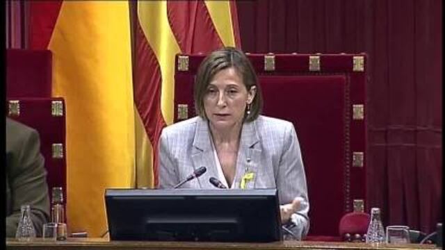 El Parlament declara la independencia de Cataluña