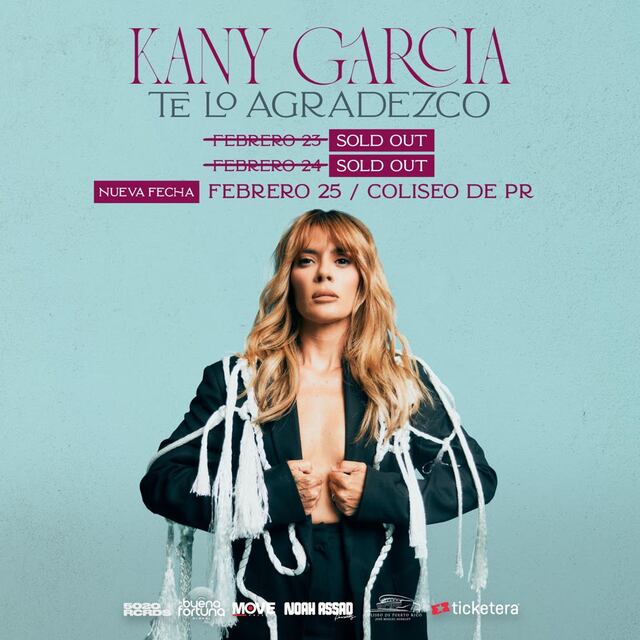 Kany García abre tercera función para su concierto en el Choliseo