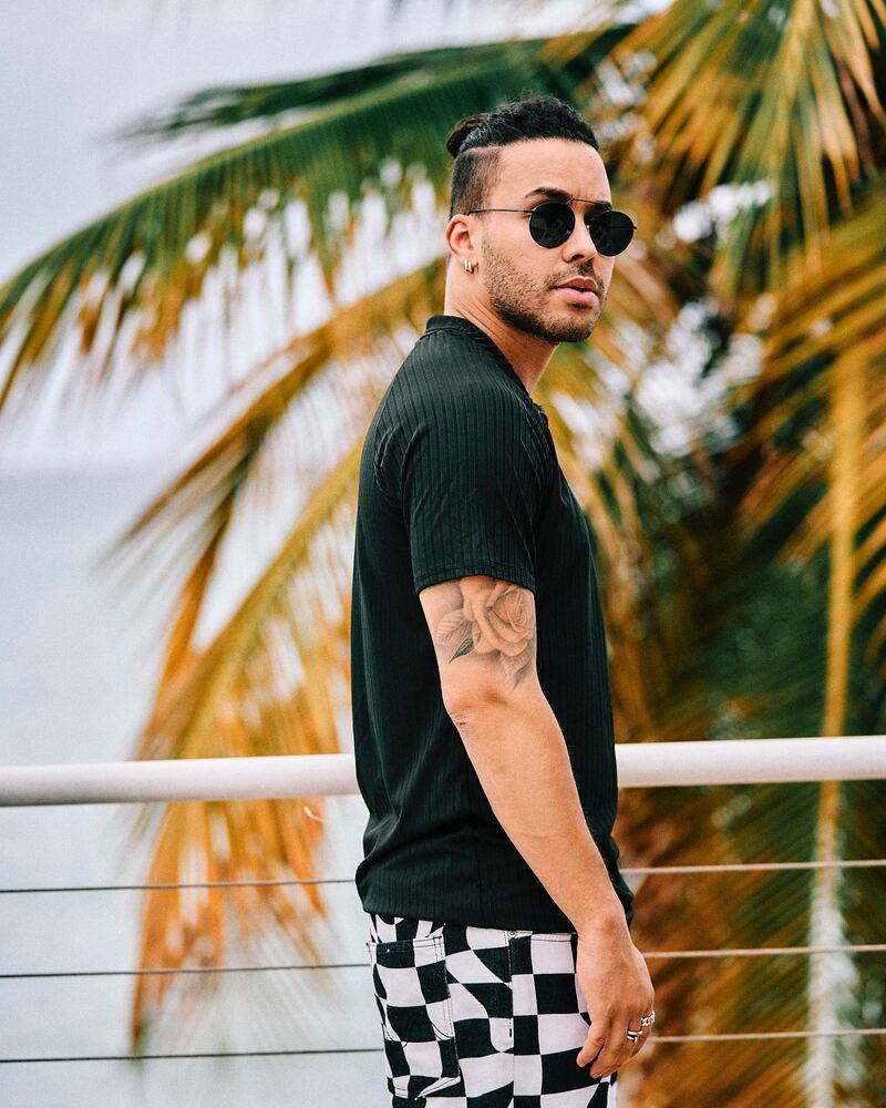 Prince Royce en Puerto Rico para los Premios Juventud.