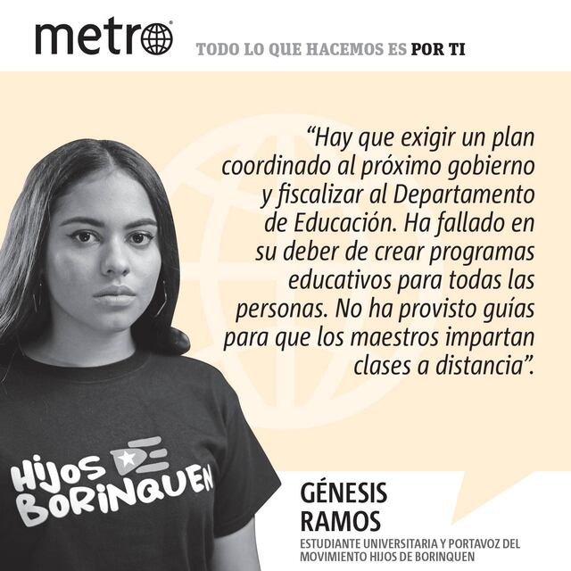 Opinión de Génesis Ramos: ¿Educación gratuita, accesible y de calidad?