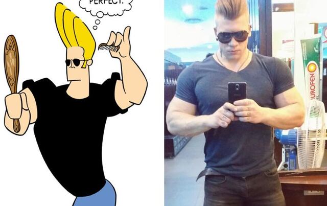 Personas que son iguales a personajes de dibujos animados