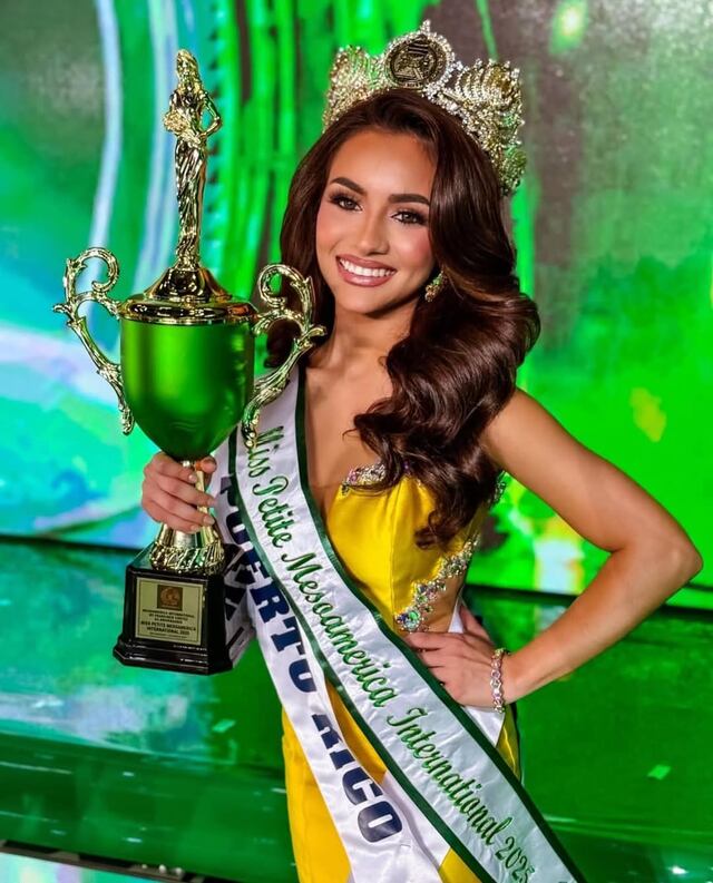 Joven boricua se corona como Miss Petite Mesoamérica International 2025
