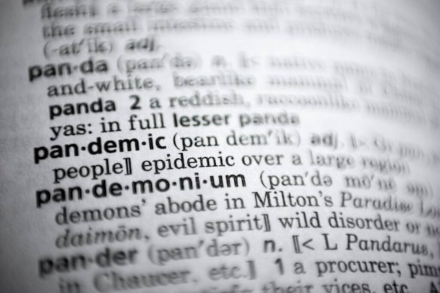 Ninguna sorpresa: la palabra del año es "pandemia"