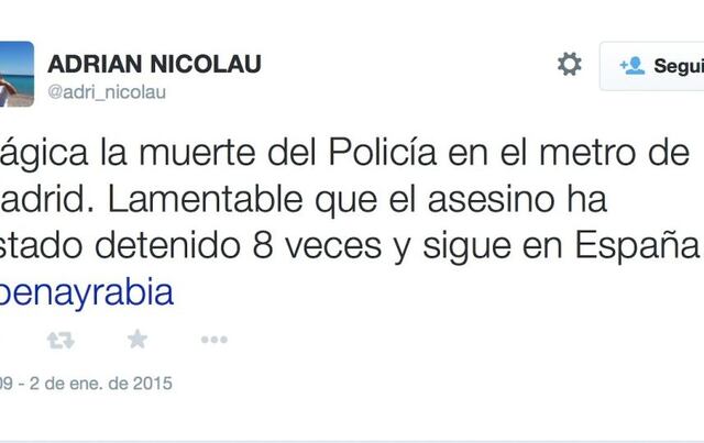 Policía muere tras ser arrojado a las vías del metro