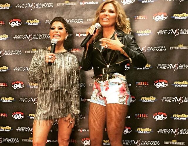 Alejandra Guzmán y Gloria Trevi conmovidas por la belleza de la isla y el ánimo de su gente
