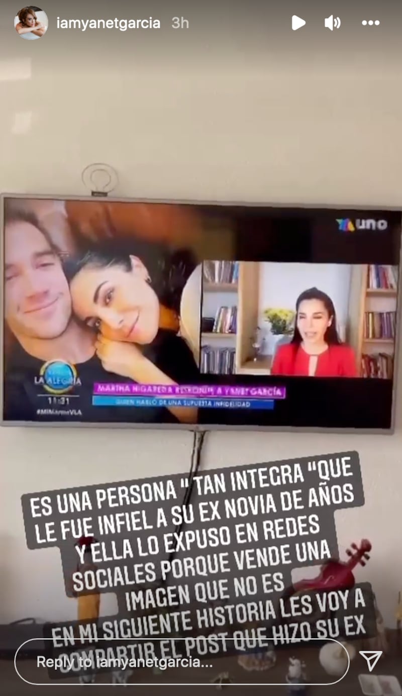 Historia de Yanet García. / Foto: Instagram.