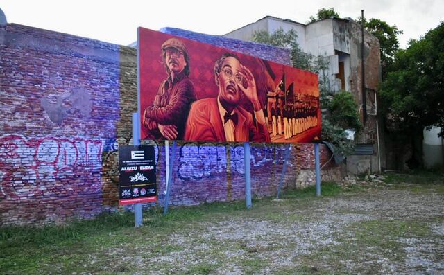 Develan obra en honor a Pedro Albizu Campos y Elizam Escobar