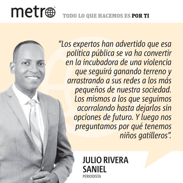 Opinión de Julio Rivera Saniel: Niños y gatilleros