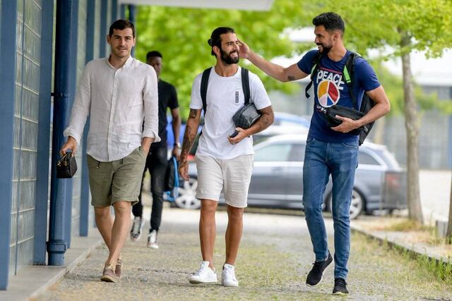 Iker Casillas vuelve a entrenar después de sufrir un infarto