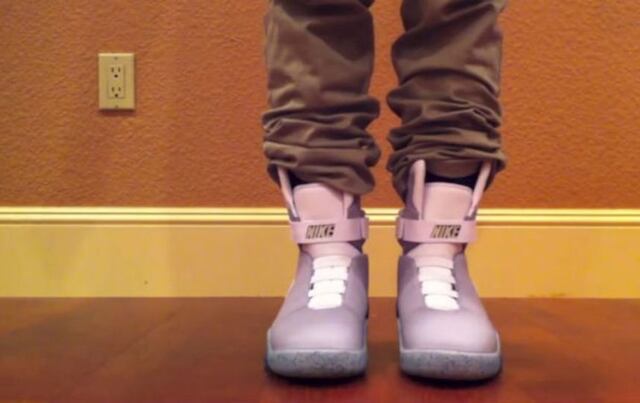 Llegarán tenis de "Back to the Future" en 2015