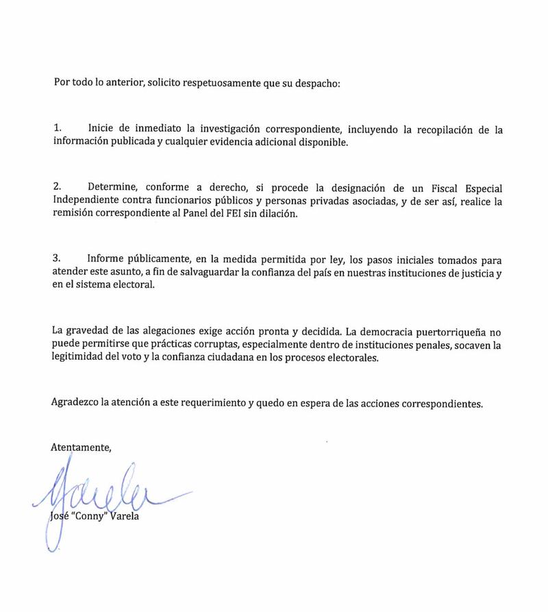 Refieren al Departamento de Justicia supuesto esquema de compra de votos en cárceles