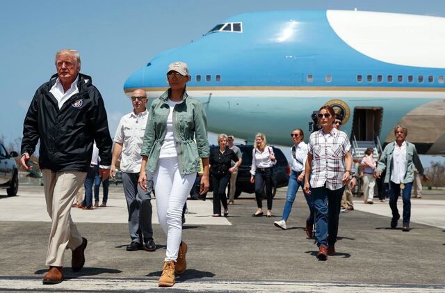 "Cómoda" Melania Trump