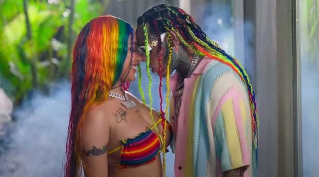 Yailin y 6ix9ine reaparecen juntos grabando un video musical en República Dominicana