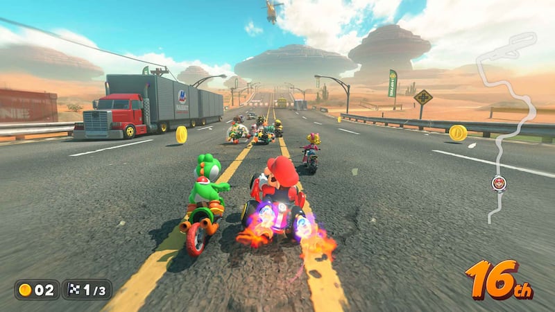 El divertido racer llega con nuevos objetos, mundo abierto y emocionantes características.