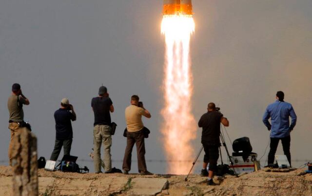 Más astronautas parten a la Estación Espacial