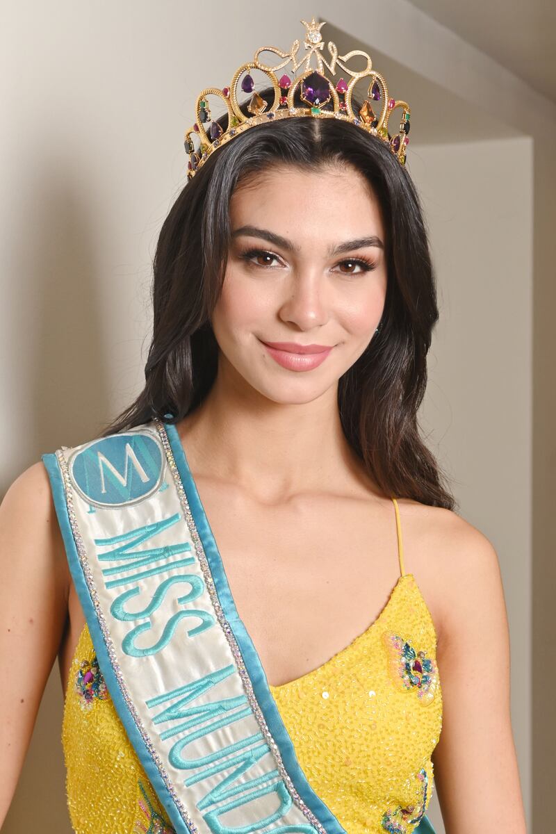 Elena Rivera, Miss Mundo 2022. Hotel Fairmont El San Juan. Isla Verde. foto Dennis A. Jones Metro PR 1 de julio de 2022