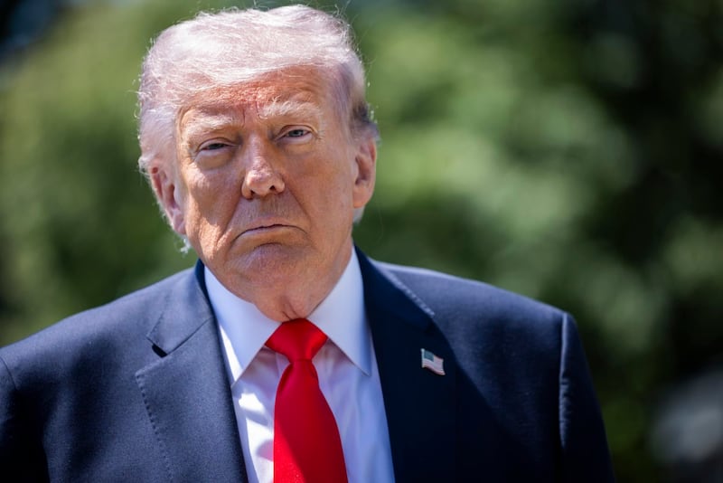 Fotografía de archivo del presidente de EE.UU., Donald Trump. EFE/EPA/JIM LO SCALZO / POOL
