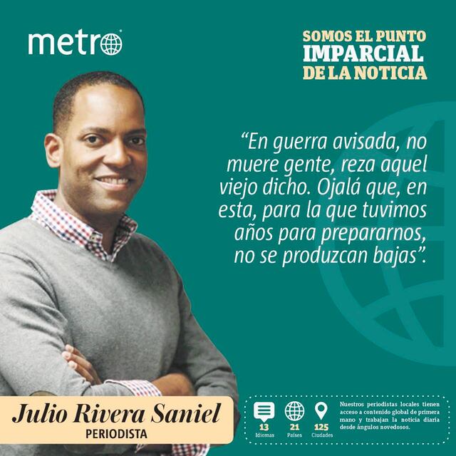En guerra avisada  no muere gente