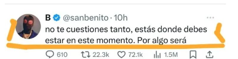 El reguetonero dejó un mensaje de reflexión.