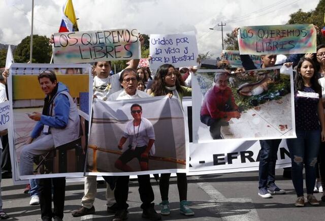 Difunden video de periodistas ecuatorianos secuestrados
