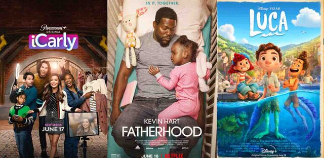 “Fatherhood”, “iCarly” y “Luca” encabezan los estrenos esta semana