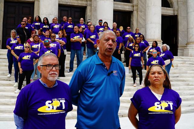SPT lucha por justicia salarial y laboral para los empleados no docentes de Educación