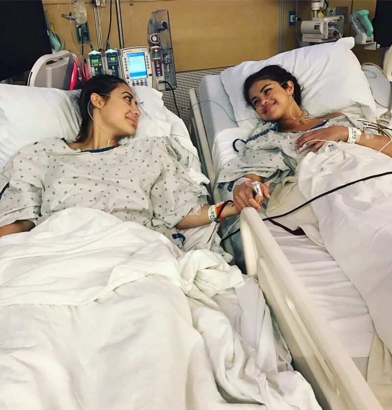 En 2017, Francia Raisa donó un riñón a Selena Gomez