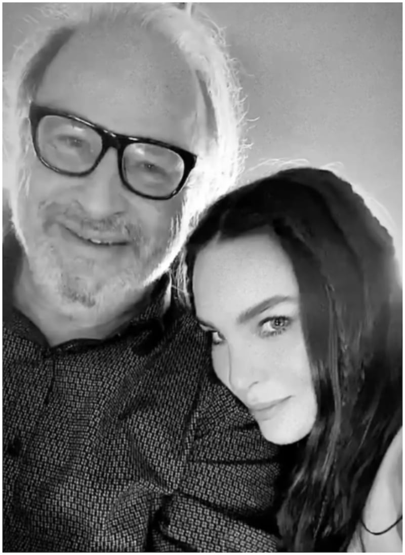 Belinda y su papá son como dos gotas de agua