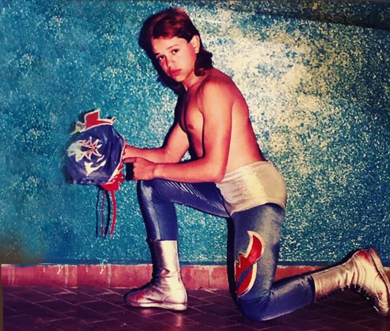 Así lucía la leyenda de WWE en sus primeros años.