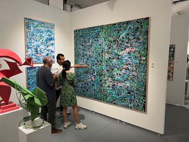 Artista puertorriqueño presenta su arte en Miami