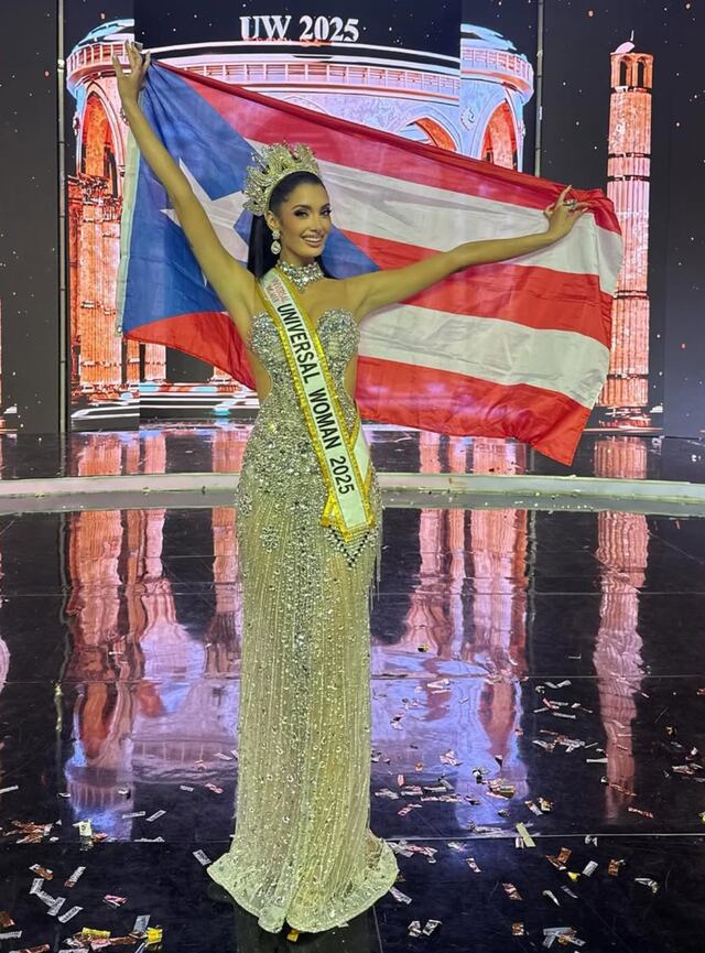 Ivana Carolina regresa a Puerto Rico luego de coronarse como Universal Woman 2025 en India