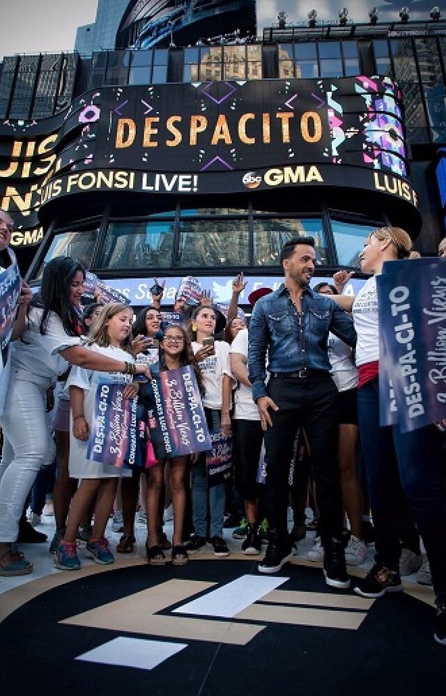 Luis Fonsi puso a vibrar Times Square con “Despacito”