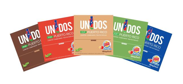 Burger King vende "bloques" simbólicos para ayudar a recuperar a Puerto Rico tras el paso del huracán María.