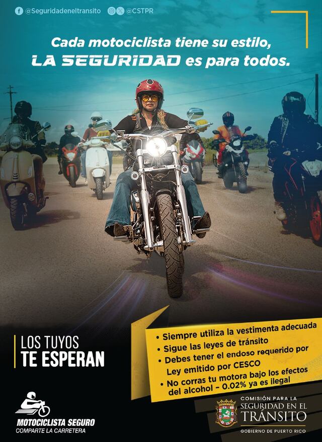 Muertes de motociclistas: CST lanza ofensiva preventiva durante el mes de concientización seguridad de los motociclistas