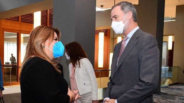 Jenniffer González se reúne con el rey de España