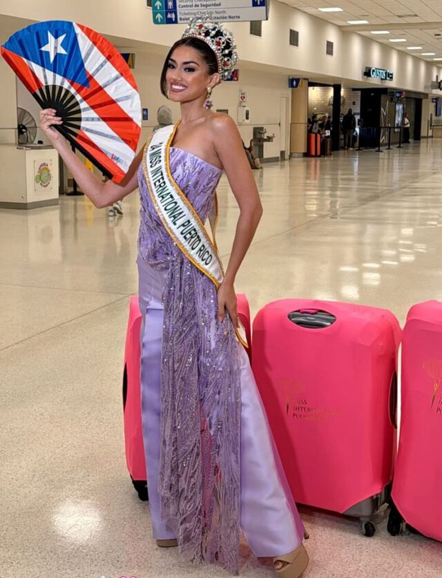 Zahira Mariel parte para Japón en busca de la tercera corona de Miss International para Puerto Rico