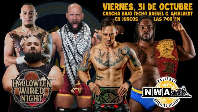 “Halloween Wired Night”: Regresa la lucha libre con jaula de alambres al Coliseo de Juncos