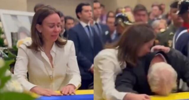 Miles de colombianos despiden al senador y precandidato presidencial Miguel Uribe en su capilla ardiente