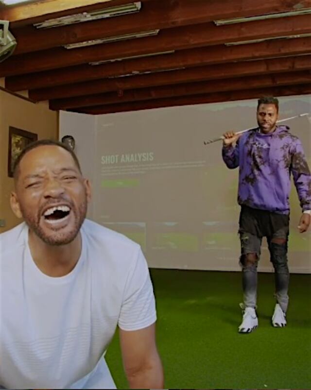 Le rompen los dientes a Will Smith en plena sesión de golf