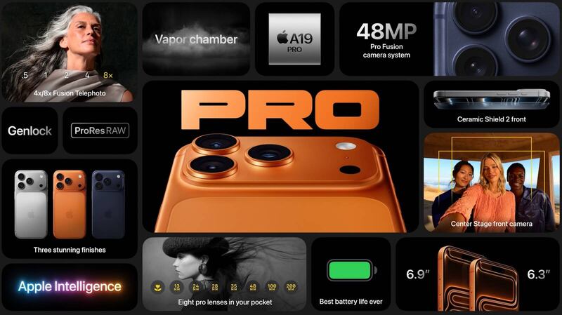 Foto: iPhone 17 Pro