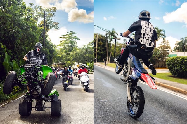 Cámara da paso a medida que prohíbe los “wheelies” en las carreteras